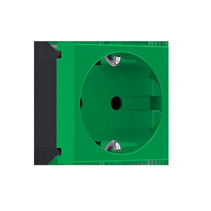 MODYS ΠΡΙΖΑ ΣΟΥΚΟ ΑΣΦΑΛΕΙΑΣ ΠΡΑΣΙΝΗ 2P+E 16A 250VAC IP20