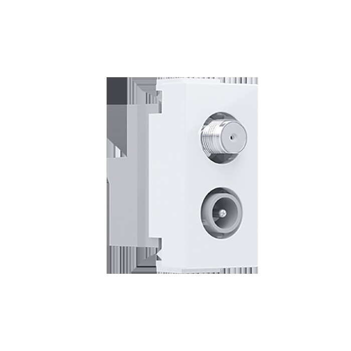 MODYS ΠΡΙΖΑ ΤΗΛΕΟΡΑΣΗΣ SAT ΤV-R ΔΙΕΛΕΥΣΗΣ ΛΕΥΚΗ IP20