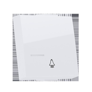  MODYS BUTTON WITH INDICATOR & BELL SYMBOL 2 M. WHITE