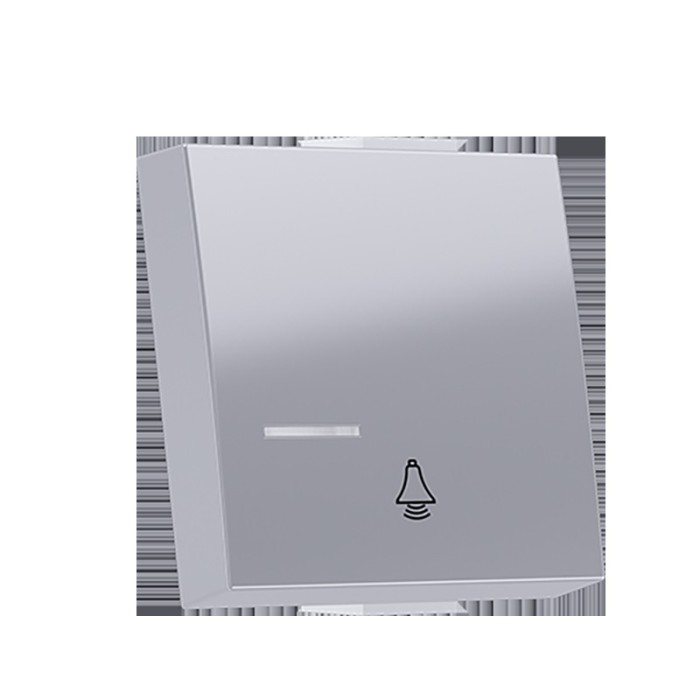  MODYS BUTTON WITH INDICATOR & BELL SYMBOL 2 M. SILVER