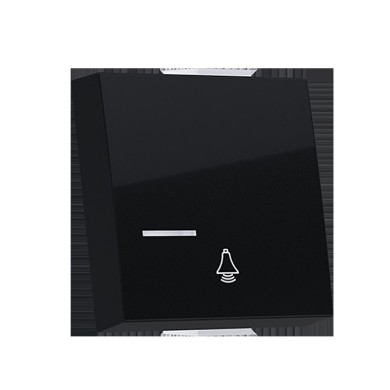  MODYS BUTTON WITH INDICATOR & BELL SYMBOL 2 M. MATT BLACK