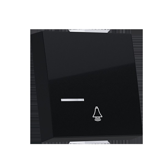  MODYS BUTTON WITH INDICATOR & BELL SYMBOL 2 M. MATT BLACK