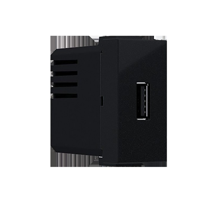 MODYS ΠΡΙΖΑ ΤΡΟΦΟΔΟΣΙΑΣ USB  1XUSB ΜΑΥΡΗ ΜΑΤ 5VDC 1.2A IP20