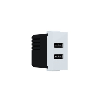  MODYS USB CHARGER WHITE 1 M. 2xUSB TYPE A+C 5VDC 3A IP20