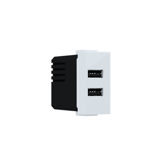  MODYS USB CHARGER WHITE 1 M. 2xUSB TYPE A+C 5VDC 3A IP20