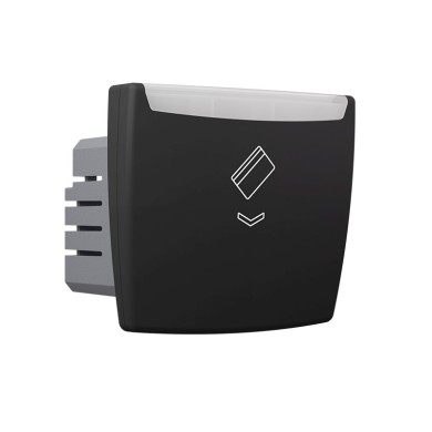  MODYS MECHANICAL CARD SWITCH 220V 10A IP 20 MATT BLACK