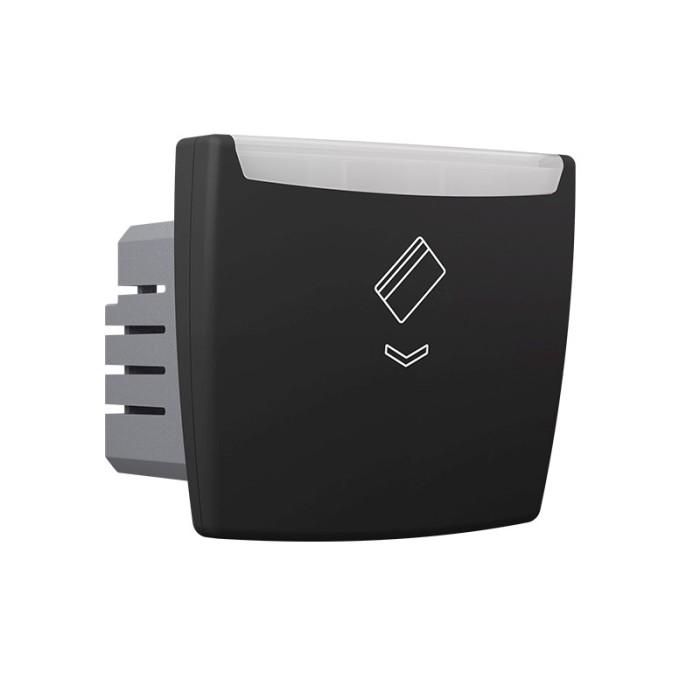  MODYS MECHANICAL CARD SWITCH 220V 10A IP 20 MATT BLACK