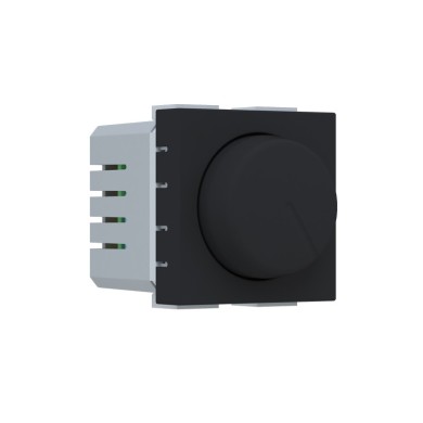  MODYS ROTARY 2-WAY DIMMER LED (7-110W) 2ΣΤ. 250VAC IP20 MATT BLACK