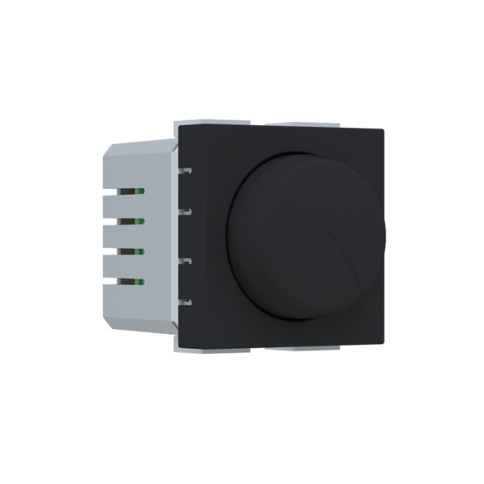 MODYS ROTARY 2-WAY DIMMER LED (7-110W) 2ΣΤ. 250VAC IP20 MATT BLACK