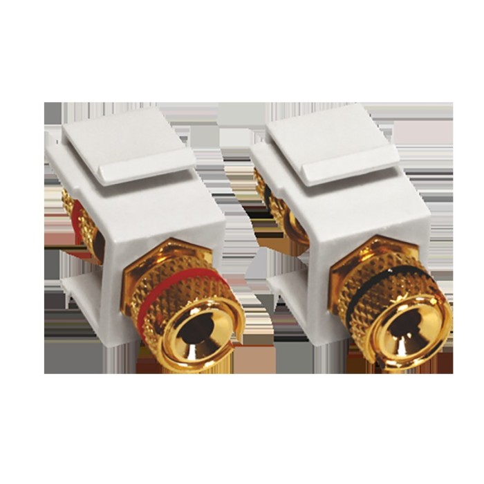 MODYS ΑΝΤΑΠΤΟΡΑΣ 2 ΗΧΕΙΩΝ LS 4MM ΛΕΥΚΟΣ