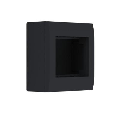 ΚΟΥΤΙ ΕΠΙΤΟΙΧΟ 2 ΣΤΟΙΧΕΙΩΝ ΜΑΥΡΟ ΜΑΤ IP20