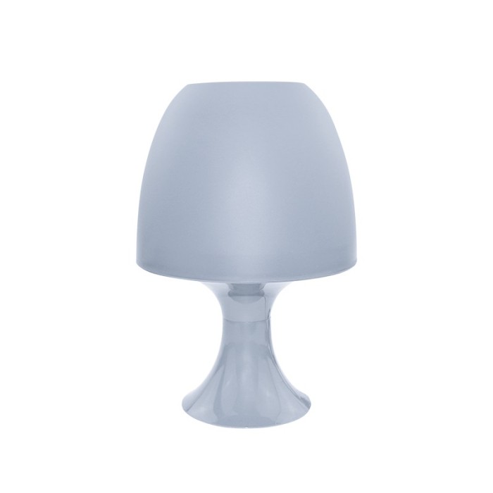 NETTO TABLE LAMP 1XE14 PLASTIC GREY LIGHT Φ16XH25,5CM NIOKI