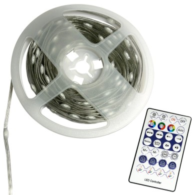 LED STRIP LIGHT 5V DC RGB IP54 100LEDS/M 10M REEL 2YRS