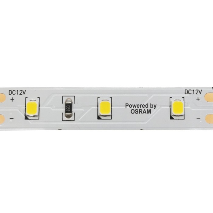 LED SMD STRIP 12V DC 12W/M 4000K 1400LM/M IP20 10MM Ra80 OSRAM 2835 60LEDS/M 3SDCM 5M REEL 5YRS 