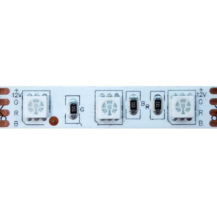 LED STRIP 5M 14.4W/M 12V DC IP65 NANO RGB 10mm