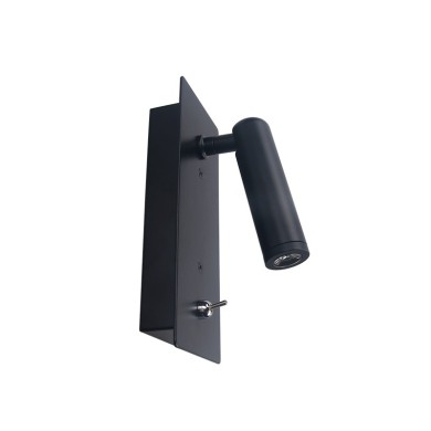 LED WALL LAMP COB 3W 4000K RECESSED METAL BLACK INYOKA