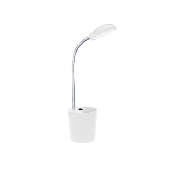 NETTO ΦΩΤΙΣΤΙΚΟ ΕΠΙΤΡΑΠΕΖΙΟ ΛΕΥΚΟ ΠΛΑΣΤΙΚΟ LED 5W 4000K 320Lm IP20 Φ110Χ490mm