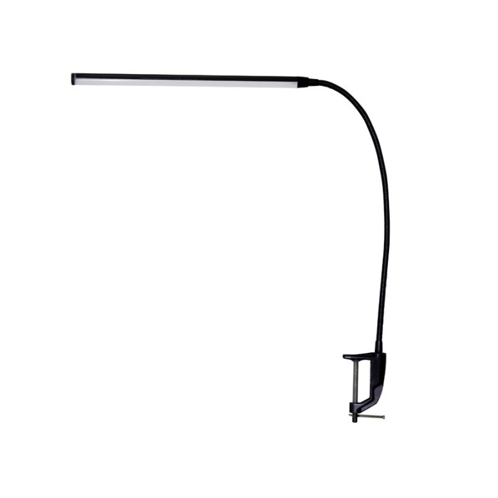 LED ΓΡΑΦΕΙΟΥ 5W 4000Κ ΑΦΗΣ ΜΑΥΡΟ+ΣΠΙΡΑΛ+ΣΦΙΓΚΤΗΡ 230VΗ85,5CM DELGADO