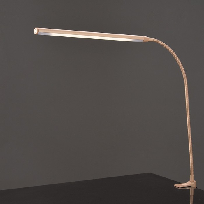 LED Φ/Σ ΓΡΑΦ 5W 4000Κ ΑΦΗΣ ΧΡΥΣ ΜΕ ΣΠΙΡΑΛ+ΣΦΙΓΚΤ 230V H85.5 DELGADO