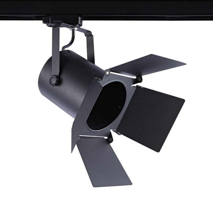 TRACK LIGHT No238 BLACK 4WIRE PAR30 E27