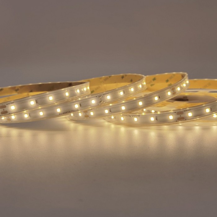 LED SMD STRIP 24V DC 12W/M 3000K 1250LM/M IP66 12MM Ra80 OSRAM 2835 60LEDS/M 3SDCM 5M REEL 5YRS 