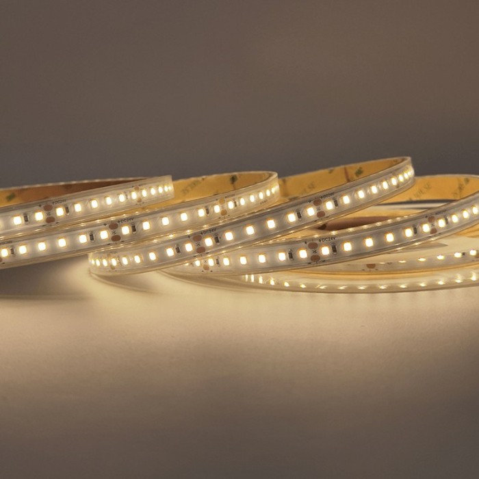 LED SMD STRIP 24V DC 16W/M 3000K 1680LM/M IP66 12MM Ra80 OSRAM 2835 120LEDS/M 3SDCM 5M REEL 5YRS 