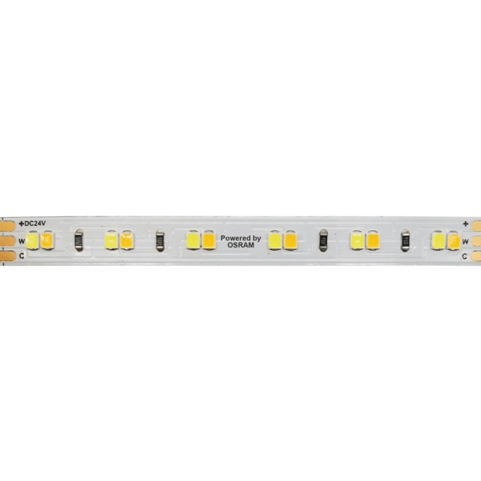 LED SMD STRIP 24VDC 18W/M CCT 1720LM/M MAX IP20 10MM Ra90 OSRAM 2835 120LEDS/M 3SDCM 5M REEL5YRS