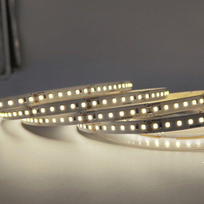 LED SMD STRIP 24V DC 22W/M 4000K  2360LM/M IP20 10MM CRI80 OSRAM 2835 120LEDS/M 3SDCM 5M REEL 5YRS 