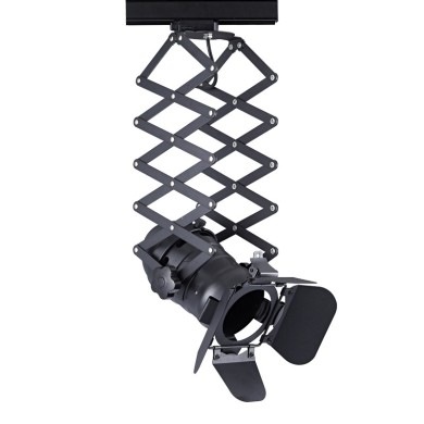 TRACK LIGHT No243 BLACK 4WIRE PAR30 E27