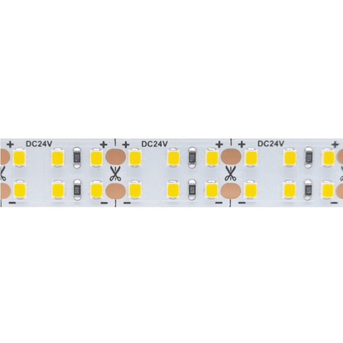 LED SMD STRIP 24V DC 40W/M 3000K 4120LM/M IP20 15MM Ra80 OSRAM 2835 240LEDS/M 3SDCM 5M REEL 5YRS 