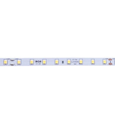 LUMILED LED STRIP 5M 4.8W/M 800LM/M 24V DC IP65 3000K Ra80 8mm 5YRS 