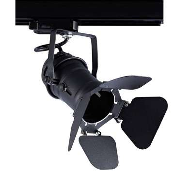 TRACK LIGHT No244 BLACK 4WIRE GU10