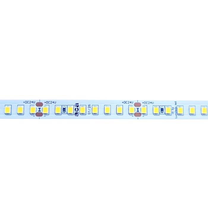 LUMILED LED STRIP 5M 9.6W/M 1650LM/M 24V DC IP65 HEAT SHRINK 4000K Ra80 10mm 5YRS 

