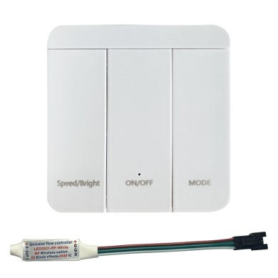 REMOTE CONTROL+CONTROLLER 24V SINGLE COLOR 10M DIGITAL STRIPS