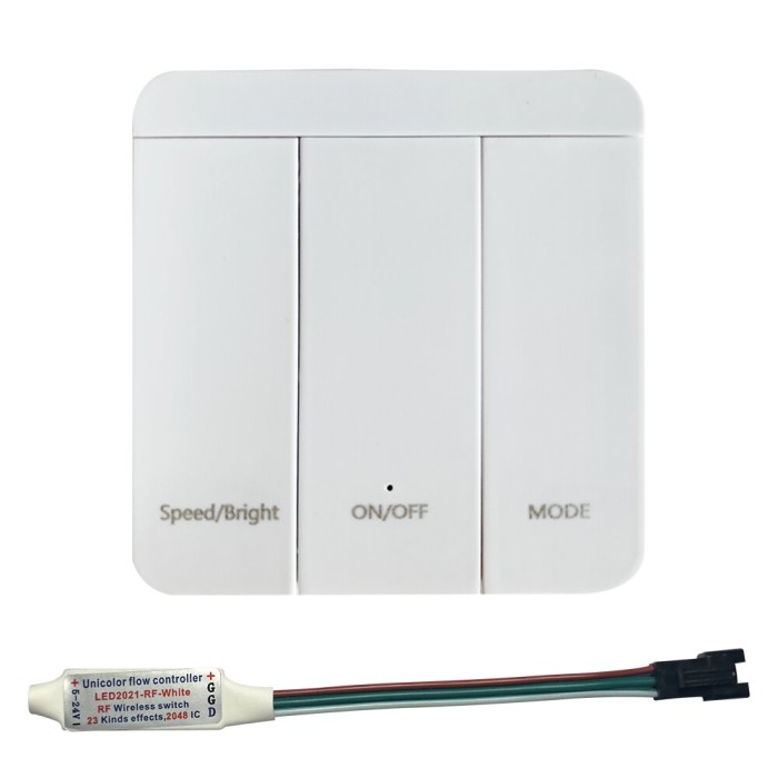 REMOTE CONTROL+CONTROLLER 24V SINGLE COLOR 10M DIGITAL STRIPS