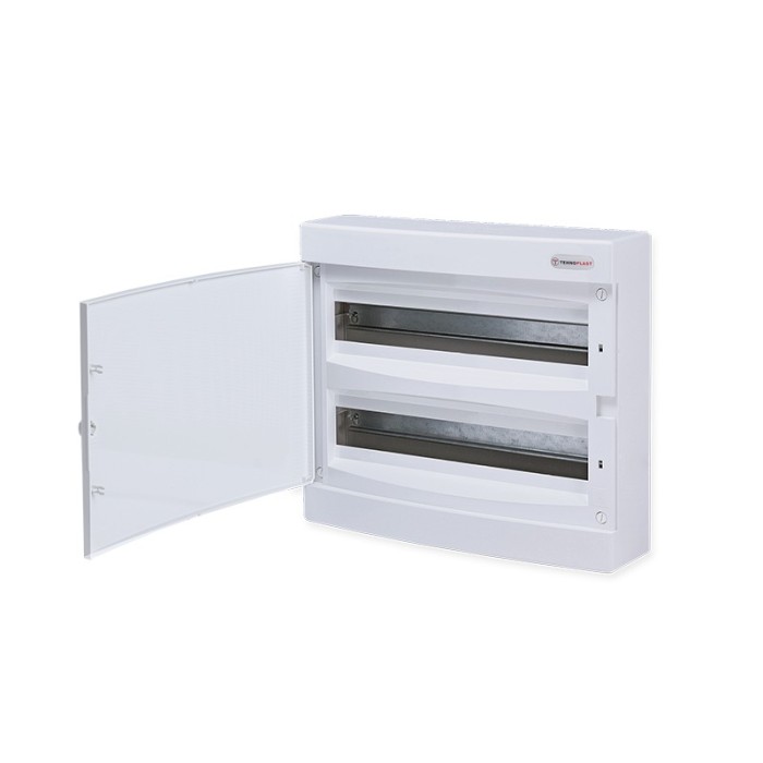 ΠΙΝΑΚΕΣ N2X18CW 36 ΘΕΣΕΩΝ 2 ΣΕΙΡΩΝ ΠΛΑΣΤΙΚΟΙ ΕΠΙΤΟΙΧΟΙ ΜΕ ΔΙΑΦΑΝΗ ΠΛΑΣΤΙΚΗ ΠΟΡΤΑ ΚΑΙ ΠΛΑΣΤΙΚΟ ΠΛΑΙΣΙΟ IP40