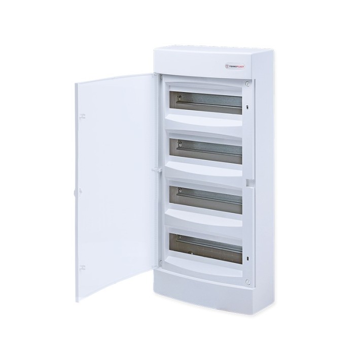 ΠΙΝΑΚΕΣ N48CW 48 ΘΕΣΕΩΝ 4 ΣΕΙΡΩΝ ΠΛΑΣΤΙΚΟΙ ΕΠΙΤΟΙΧΟΙ ΜΕ ΛΕΥΚΗ ΠΛΑΣΤΙΚΗ ΠΟΡΤΑ ΚΑΙ ΠΛΑΣΤΙΚΟ ΠΛΑΙΣΙΟ IP40