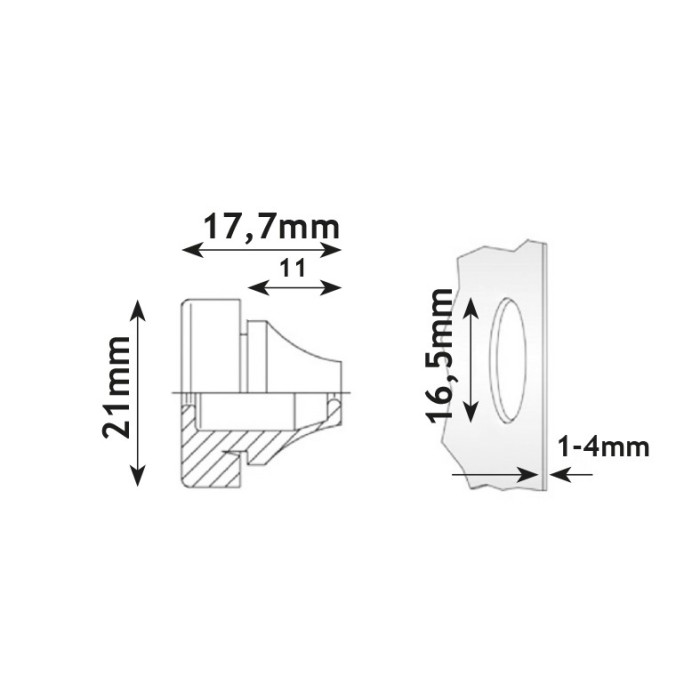 ΤΑΠΕΣ ΣΤΕΓΑΝΟΠΟΙΗΣΗΣ FLIPSEAL M16 IP67