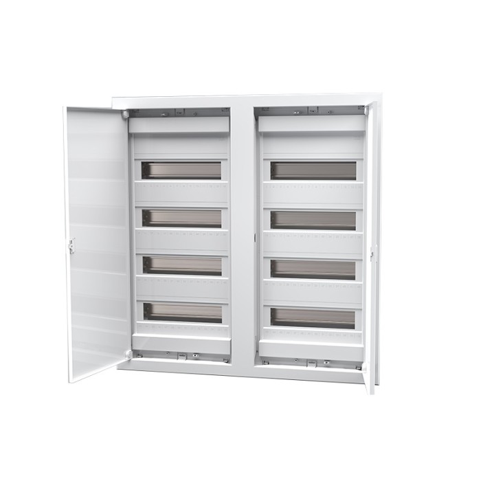 ΧΩΝΕΥΤΗ ΛΕΥΚΗ ΜΕΤΑΛΛΙΚΗ ΠΟΡΤΑ ΚΑΙ ΜΕΤΑΛΛΙΚΟ ΠΛΑΙΣΙΟ U2X48ES 112 ΘΕΣΕΩΝ 4 ΣΕΙΡΩΝ IP40