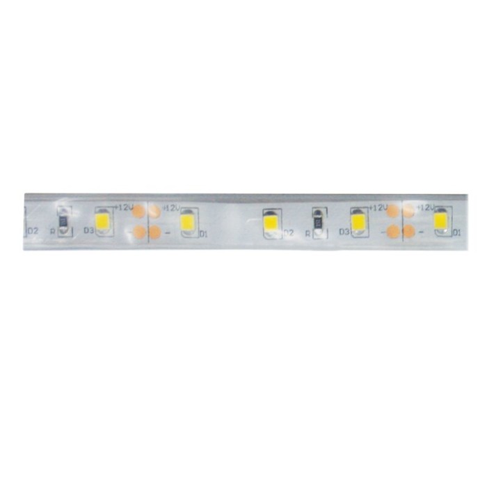 LED STRIP 5M 6W/M 12V DC IP65 ΜΠΛΕ