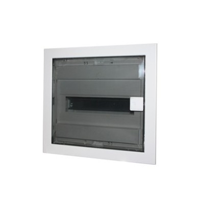 BOARD 12+2 METALLIC FRAME U12-FS FLUSH MOUNTED PLASTIC DOOR