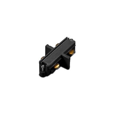 BLACK STRAIGHT CONNECTOR FOR 2 WIRES