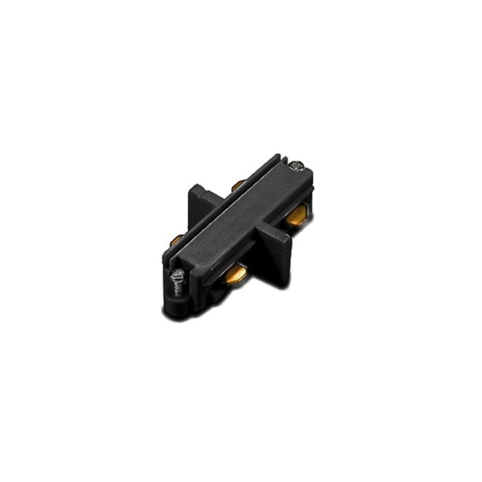 BLACK STRAIGHT CONNECTOR FOR 2 WIRES