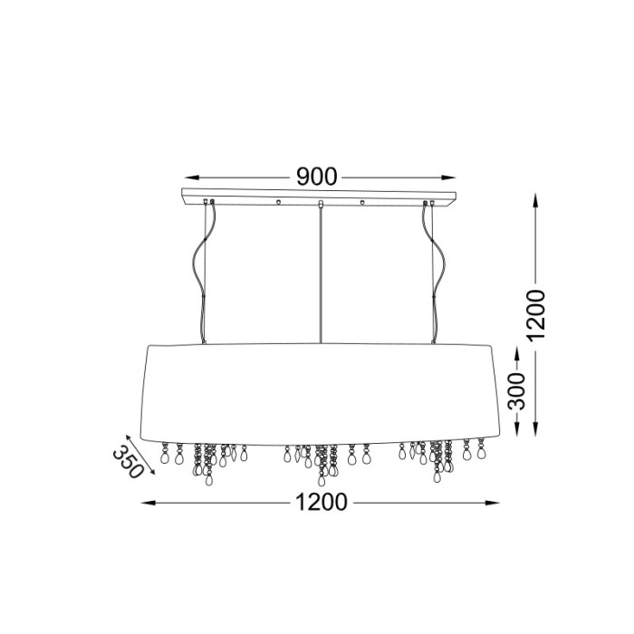 NETTO SUSPENDED LIGHT 3L ALICE ALICE