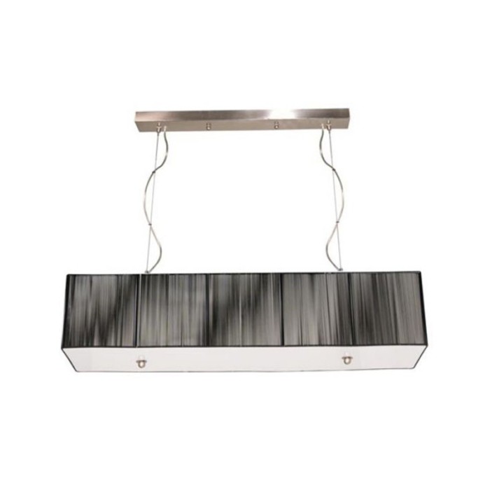 NETTO ΦΩΤΙΣΤΙΚΟ ΚΡΕΜΑΣΤΟ ΜΑΥΡΟ ΑΠΟ ΚΛΩΣΤΗ ΣΥΜΒΑΤΙΚΟ 4ΧΕ27 IP20 220Χ1000Χ1200mm