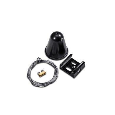 BLACK PENDANT KIT FOR 4 WIRES TRACK