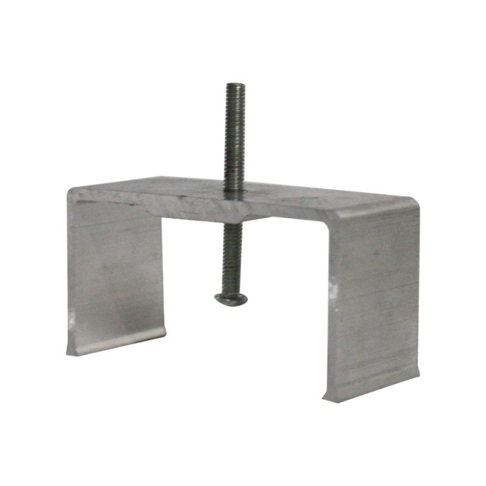 RECESSED INSTALLATION CLIP FOR 4 WIRES TRACK