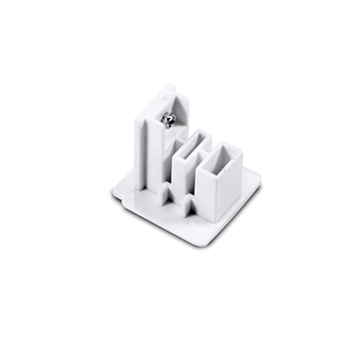 WHITE END CAP FOR 4 WIRES TRACK