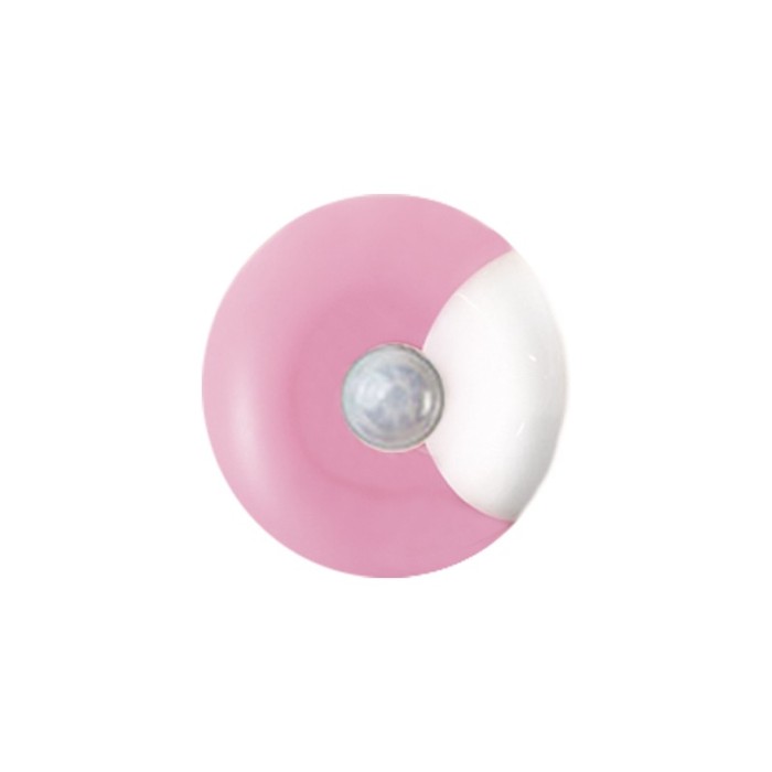 NETTO ΛΑΜΠΑΚΙ ΝΥΧΤΟΣ ΕΠΙΤΟΙΧΟ ΡΟΖ ΠΛΑΣΤΙΚΟ LED 0,4W 6000K IP20 80X80X40MM