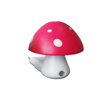 LED NIGHT LIGHT PINK MUSHROOM DAY-NIGHT 0,4W 6400K